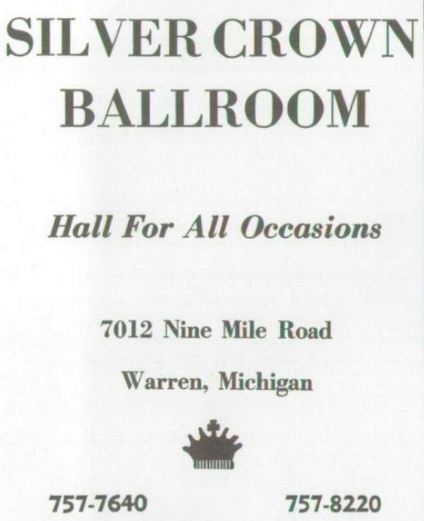 Silver Crown Ballroom (Amber House) - 1960S Yearbook Ads (newer photo)